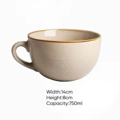 Plates u0026 More Küche & Esszimmer-Frühstücksschüssel-Set aus Keramik – ideal für den Gebrauch zu Hause und im Büro