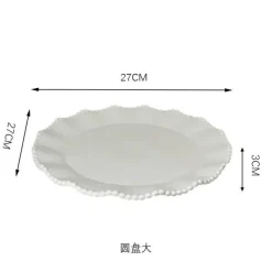 Elegance at the Table Küche & Esszimmer-Frühstücksschüssel-Set aus Keramikperlen – elegantes, stilvolles Geschirr