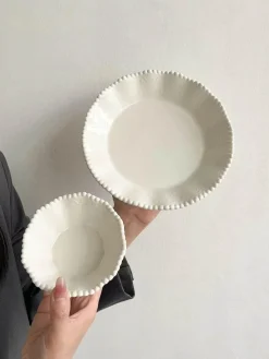 Elegance at the Table Küche & Esszimmer-Frühstücksschüssel-Set aus Keramikperlen – elegantes, stilvolles Geschirr