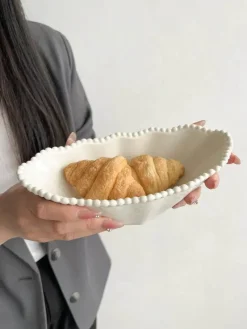 Elegance at the Table Küche & Esszimmer-Frühstücksschüssel-Set aus Keramikperlen – elegantes, stilvolles Geschirr