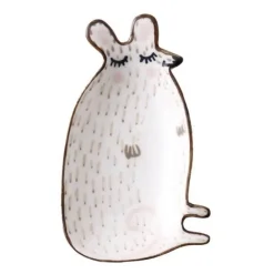 The Culinary Kit Küche & Esszimmer-Frühstücksteller mit Tiermotiven – Niedliches Keramikgeschirr