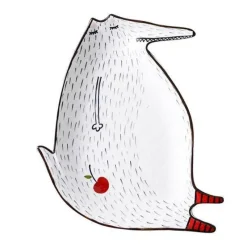 The Culinary Kit Küche & Esszimmer-Frühstücksteller mit Tiermotiven – Niedliches Keramikgeschirr