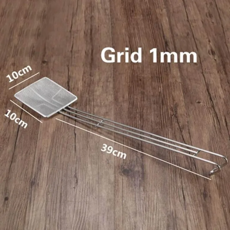The Culinary Kit Küche & Esszimmer-Frittierspatel aus Edelstahl – Sieb-Kochwerkzeug zum Frittieren und Abtropfen