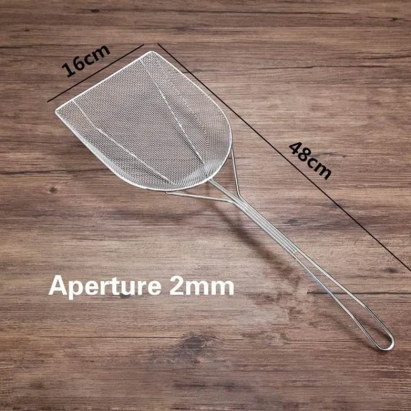 The Culinary Kit Küche & Esszimmer-Frittierspatel aus Edelstahl – Sieb-Kochwerkzeug zum Frittieren und Abtropfen
