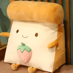 The Decor Haven Wohndeko-Fruity Toast Kissen - Bequemes Dekokissen