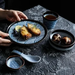 Elegance at the Table Küche & Esszimmer-Fuji Porzellan-Geschirrset – Elegantes Geschirrset