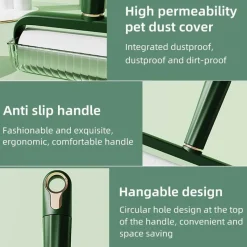 The Decor Haven Gadgets Für Zuhause-Fusselrolle für Tierhaare – breiter Klebepfotenentferner