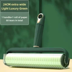 The Decor Haven Gadgets Für Zuhause-Fusselrolle für Tierhaare – breiter Klebepfotenentferner
