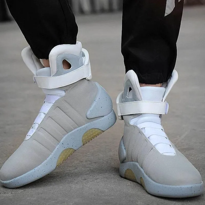 Herren Decor Herrenschuhe-Futuristische LED-Partystiefel – wiederaufladbare Leuchtschuhe