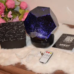 Comfort u0026 Style Beleuchtung-Galaxie-Nachtlichtprojektor – Sternen- und Planetarium-Lichtshow