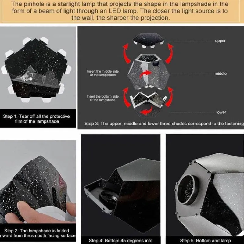 Comfort u0026 Style Beleuchtung-Galaxie-Nachtlichtprojektor – Sternen- und Planetarium-Lichtshow