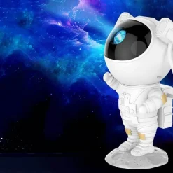 The Gilded Nest Beleuchtung-Galaxy Astronaut Night Light Room Projector