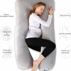 Tranquil Touch Gesundheits-Gadgets|Gesundheits- Und Entspannungstools-Ganzkörperkissen – Komfortable Unterstützung für Schläfer