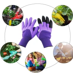 Cozy Living Heimwerkzeuge-Gartenkrallenhandschuhe - Gummi-Gartenhandschuhe mit Krallenspitzen