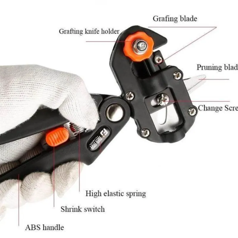 Roam Ready Outdoor-Artikel|Outdoor-Gadgets-Gartenschere - Multifunktionale Obstbaumschere