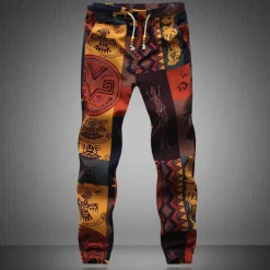 Herren Heritage Threads Herrenbekleidung-Geblümte Herren Sommerhose - Stilvolle Printhose