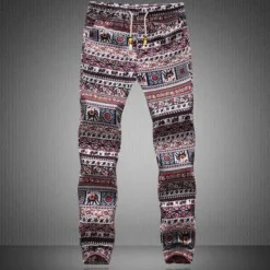 Herren Heritage Threads Herrenbekleidung-Geblümte Herren Sommerhose - Stilvolle Printhose