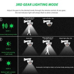 Trail u0026 Beyond Camping Im Freien|Outdoor-Artikel-Gefälschte Solar-Überwachungskamera für den Außenbereich – wasserdichte Überwachungsattrappe