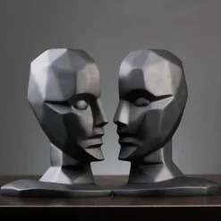 Accent Haven Wohndeko-Gehirn-Skulptur-Kunst – Kreatives Wohndekor-Stück