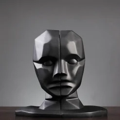 Accent Haven Wohndeko-Gehirn-Skulptur-Kunst – Kreatives Wohndekor-Stück