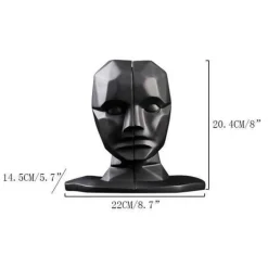 Accent Haven Wohndeko-Gehirn-Skulptur-Kunst – Kreatives Wohndekor-Stück