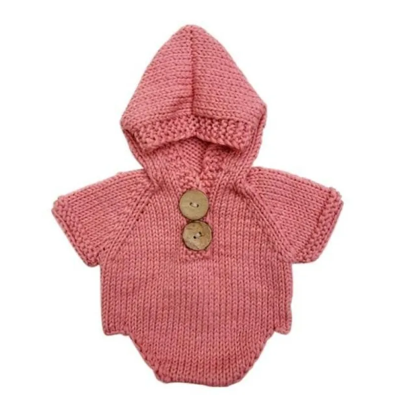 The Decor Haven Babykleidung|Babykleidung-Gehäkelter Strampler für Neugeborene – Gestricktes Babykostüm-Outfit