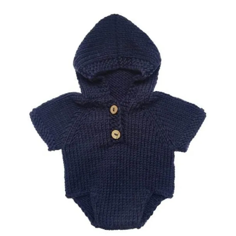 The Decor Haven Babykleidung|Babykleidung-Gehäkelter Strampler für Neugeborene – Gestricktes Babykostüm-Outfit