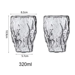 The Cozy Mug Küche & Esszimmer-Gehämmerte japanische Tasse – unregelmäßige Kaffeetasse aus Keramik