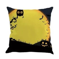 Cozy Haven Bettzeug-Geister-Halloween-Kissenbezüge – weiches, gruseliges Dekor