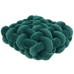 The Gilded Nest Wohndeko-Geknotetes Ballkissen – Stilvoller Akzent für die Inneneinrichtung