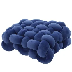 The Gilded Nest Wohndeko-Geknotetes Ballkissen – Stilvoller Akzent für die Inneneinrichtung