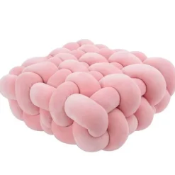 The Gilded Nest Wohndeko-Geknotetes Ballkissen – Stilvoller Akzent für die Inneneinrichtung