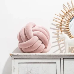 Cozy Cushions Bettzeug-Geknotetes Wurfkissen - Dekorativer Kissenknoten