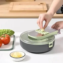 Space Savvy Küche & Esszimmer-Gemüsehobel mit mehreren Klingen – All-in-One-Küchenschneider