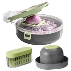 Space Savvy Küche & Esszimmer-Gemüsehobel mit mehreren Klingen – All-in-One-Küchenschneider