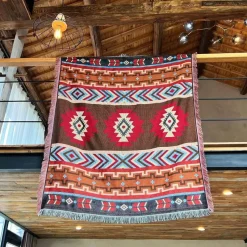 Wrap u0026 Relax Bettzeug-Gemütliche nordische Outdoor-Decke – Boho-Sofabezug für die Dekoration von Zuhause und Hotels