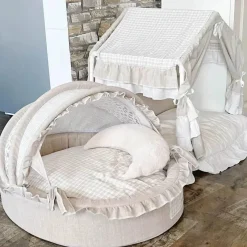 Furendo Haustierzubehör|Haustierbetten-Gemütliches Haustierbett - Deluxe-Thron für Hunde und Katzen