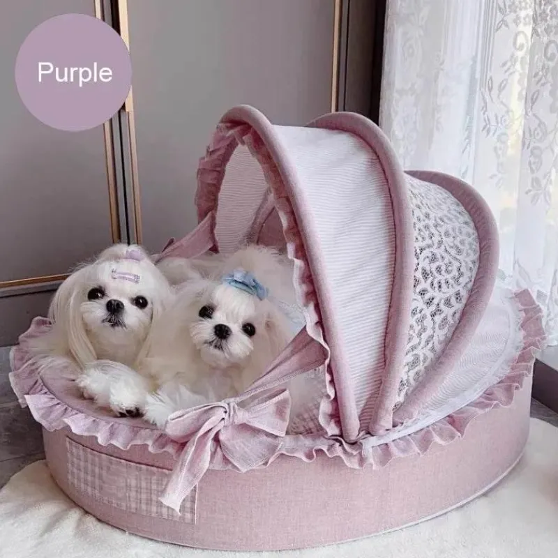 Furendo Haustierzubehör|Haustierbetten-Gemütliches Haustierbett - Deluxe-Thron für Hunde und Katzen