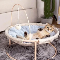 TailTrend Haustierzubehör|Haustierbetten-Gemütliches Haustierliegebett – Entspannungsort für Haustiere