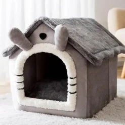 Decor Haustierzubehör|Haustierbetten-Gemütliches Plüsch-Haustierbett – warmes Hunde-/Katzenhaus