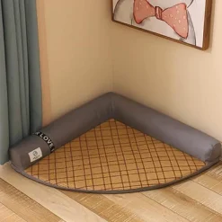 Decor Haustierzubehör|Haustierbetten-Gemütliches, waschbares Haustierbett – bequemes Eckbett für Hunde und Katzen