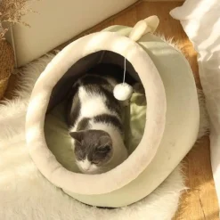 Decor Haustierzubehör|Haustierbetten-Gemütliches, waschbares Haustierhaus – weiches Innenbett für Hunde und Katzen