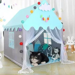 Furendo Haustierzubehör|Haustierbetten-Gemütliches, waschbares Haustierhaus – bequemer Unterschlupf für Hunde und Katzen