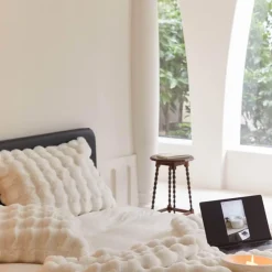 Cozy Haven Bettzeug-Genevieve Pelz-Überwurfdecke – weiche, gemütliche Dekodecke