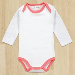 The Decor Haven Babykleidung|Babykleidung-Gentleman Baby Body - Weißer Langarm-Strampler