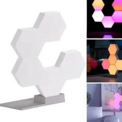 Comfort u0026 Style Beleuchtung-Geometric LED Night Light - Creative Home Decor Accent