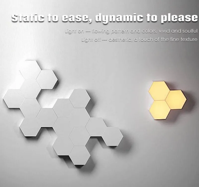 Comfort u0026 Style Beleuchtung-Geometric LED Night Light - Creative Home Decor Accent