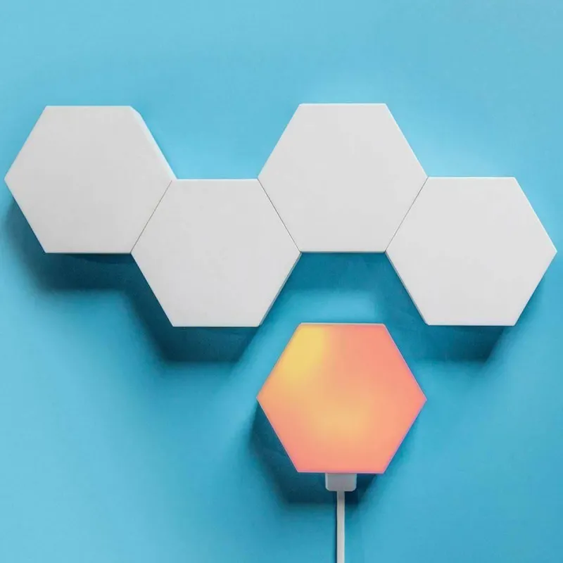 Comfort u0026 Style Beleuchtung-Geometric LED Night Light - Creative Home Decor Accent