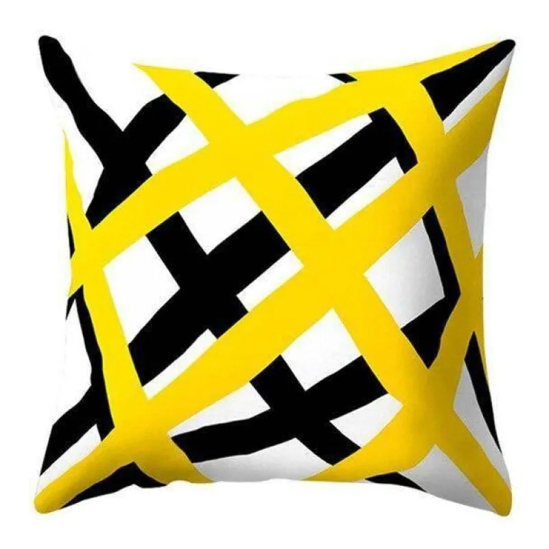 Plush Perch Bettzeug-Geometrische dekorative Kissenbezüge - Moderne Kunst Kissenbezüge