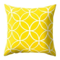 Plush Perch Bettzeug-Geometrische dekorative Kissenbezüge - Moderne Kunst Kissenbezüge